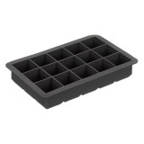 Forma pentru gheata cu 15 compartimente,silicon,gri antracit,11x17x3cm, Oem