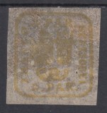 ROMANIA 1864 LP 11 PRINCIPATELE UNITE EMISIUNEA II - 3 PARALE GUMA ORIGINALA