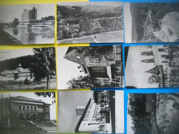 HOPCT LOT NR 73 ASPECTE DIN.. JUD BIHOR -9 CARTI POSTALE-RPR-CIRCULATE