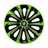 Set 4 capace roti Extra strong green R14 Compatibil Cu Skoda, Autohelix MSA