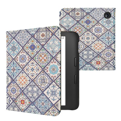 Husa kwmobile pentru Kobo Libra 2, Piele ecologica, Multicolor, 57845.09 foto