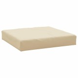 Cumpara ieftin Perna pentru paleti, bej, 60x60x8 cm, tesatura Oxford