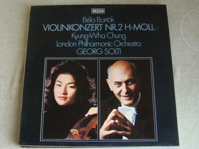 BELA BARTOK - Georg Solti / Kyung-Wha Chung - LP Vinil DECCA foto