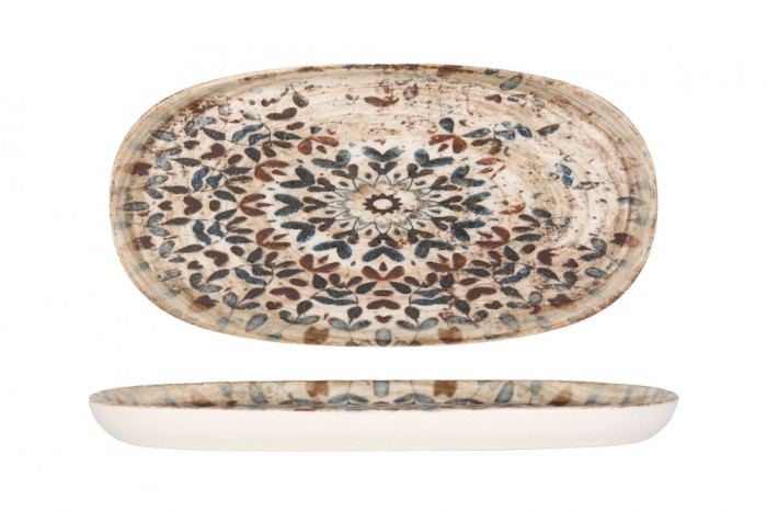 Rinart Placa de service - Aztec - Por&Aring;&pound;elan - 25x13 cm - set de 2