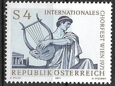 B2080 - Austria 1971 - Festival neuzat,perfecta stare foto