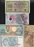 Set 5 bancnote de prin lume adunate (cele din imagini) #291, Africa