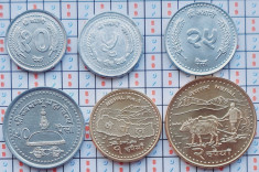 set 6 monede Nepal 5, 10, 25, 50 Paisa 1, 2 Rupees 1996 - 2006 UNC - A038 foto