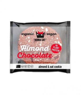 Cookie cu migdale si ciocolata neagra, fara gluten, eco 50g foto