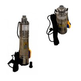 Pompa Submersibila Inox DRK cu Plutitor 4QGD-140 0.75kW 140m