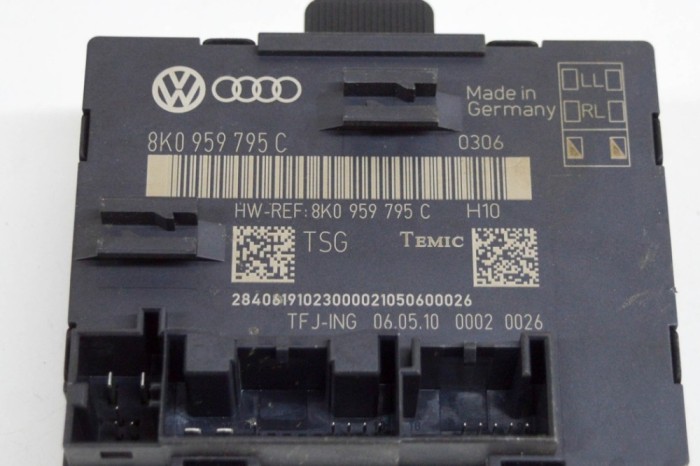 Modul de control ușă st&acirc;nga spate AUDI A4 Avant 8K5, B8 2010 OEM: 8K0959795C | 21467081