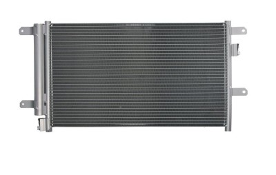Condensator climatizare AC Iveco Daily 06, Daily 14, motor: 2.3 TD, 2.8 TD, 3.0 TD, Condensator cu uscator integrat, 605x340x16, miez si rezervor din foto
