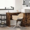 Birou cu raft Stejar fumuriu 102 x 50 x 75 cm Lemn compozit