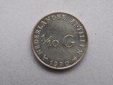 1/10 GULDEN 1970 ANTILELE OLANDEZE-argint
