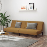 Canapea Extensibila 2 Locuri Gossi, Maro Catifea, Multifunctionala - Pat Oaspeti, Living/Birou 200x84.5x69 cm