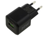 &Icirc;ncărcător USB GaN 20W, 3,3&ndash;5,9V DC, USB-C PD 3.0