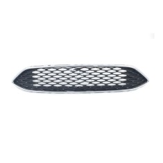 Grila radiator, masca fata Ford Focus III, 10.2014-08.2018, parte montare centrala, crom/negru, 32C205, Aftermarket