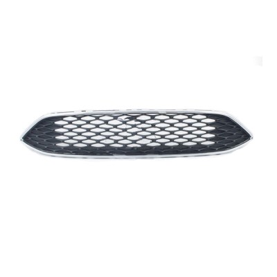 Grila radiator, masca fata Ford Focus III, 10.2014-08.2018, parte montare centrala, crom/negru, 32C205, Aftermarket foto