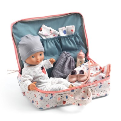 Set de joaca bebelus Vanille cu accesorii, Colectia Pomea, Djeco foto