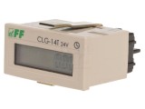 Contor electronic F&amp;F CLG-14T-24V timp consumat LCD 0-999999,59h