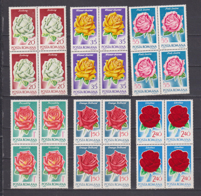 TRANDAFIRI 1970 LP. 739 MNH