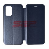 Husa Flip Round OPPO A74 4G, Midnight Blue, Protectie Integrala