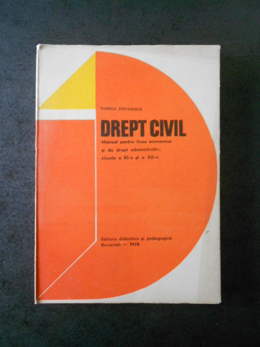 VIORICA STEFANESCU - DREPT CIVIL (1978)