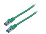 Patch cord S/FTP 6a 10m CCA LSZH verde 26AWG