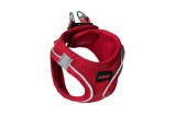 4DOG ham pentru c&acirc;ini roșu, reglabil 36&ndash;44 cm, mărimea S