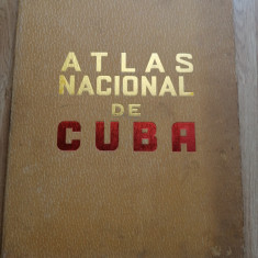 Atlas nacional de cuba 1970 Havana - 1970 Cuban national atlas - huge-49x39 cm!