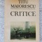 Critice - Titu Maiorescu