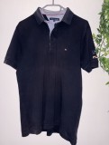 Tricou Polo Tommy Hilfiger Navy Patch M&acirc;necă Mărimea M