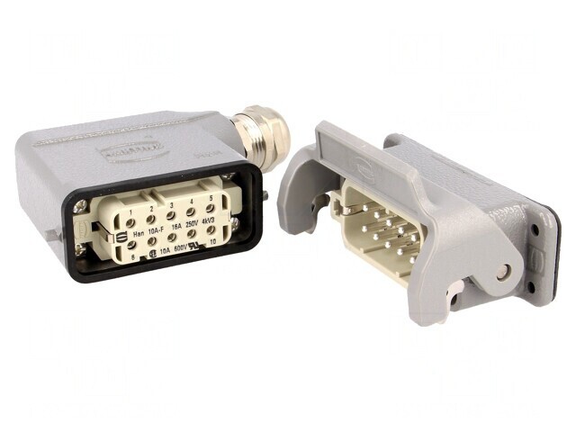 Conector HDC Set Complet Han Kit Tată-Mamă Soclu-Mufă