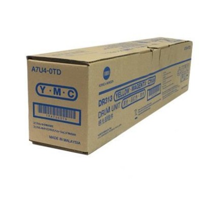 DRUM UNIT unitate de cilindru originala Konica Minolta DR313 A7U40TD CMY 120K foto