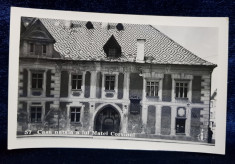 CASA NATALA A LUI MATEI CORVIN , CLUJ , CARTE POSTALA ILUSTRATA , MONOCROMA, PE HARTIE LUCIOASA , DATATA PE VERSO 1937 foto