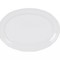 Feuille: Platou oval din portelan, 28x20 cm