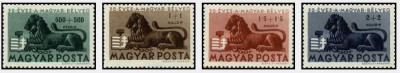 Ungaria 1946 - 75 ani de la primul timbru unguresc, serie neuzat foto