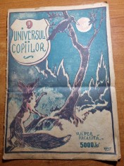 revista pentru copii - universul copiilor - 26 martie 1947 - jocuri,povesti
