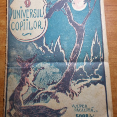 revista pentru copii - universul copiilor - 26 martie 1947 - jocuri,povesti