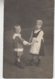 M5 B42 - FOTO - FOTOGRAFIE FOARTE VECHE - frate si sora - anii 1930