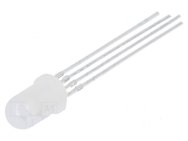 LED 5mm RGB Convex 50&deg; - Tensiune de Funcționare 3&divide;15VDC, Nr. Term: 4