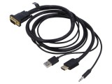 Cablu HDMI 1m Negru 1.4 PVC