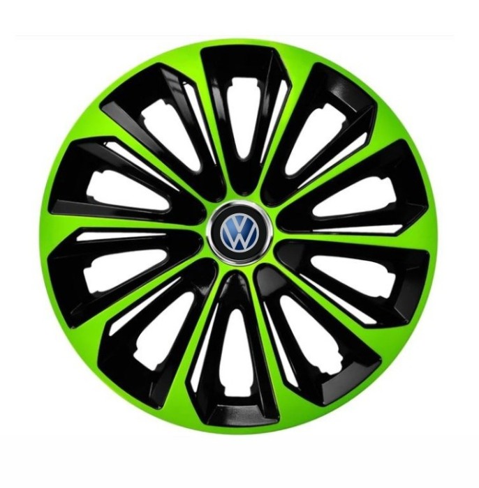 Set 4 capace roti Extra strong green R14 pentru gama auto VW