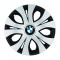 Set 4 Capace Roti Top Gri-Negru R17, Compatibil Cu BMW