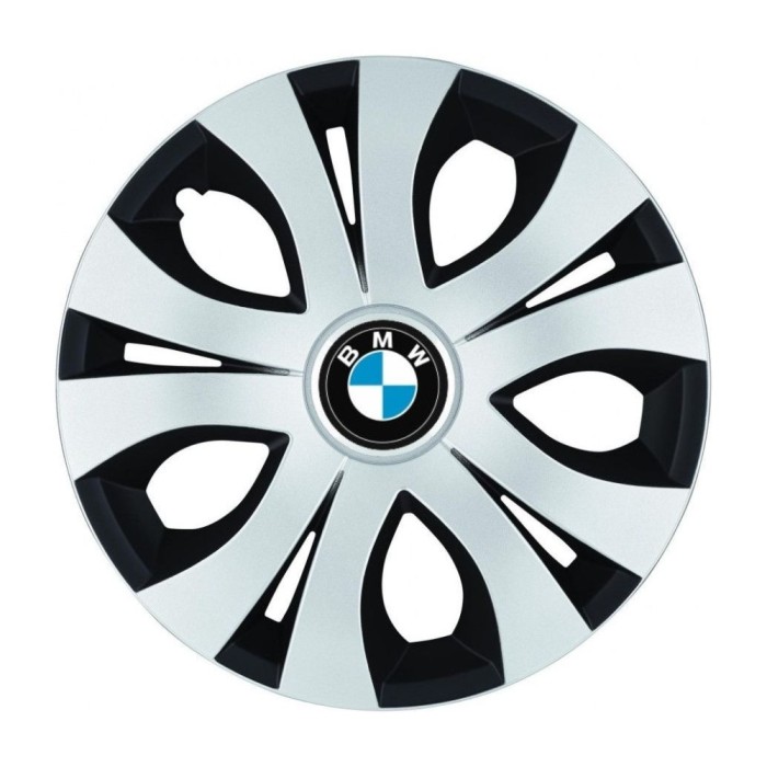 Set 4 Capace Roti Top Gri-Negru R17, Compatibil Cu BMW