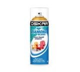 Spray vopsea lemn / metal, Oskar Diamond Gloss, galben solar, interior / exterior, 400 ml