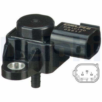 DELPHI PS10140 Senzor, presiune galerie admisie foto