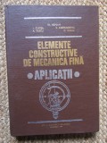 Elemente constructive de Mecanica Fina. Aplicatii. Demian, Curita, Pascu, Udrea