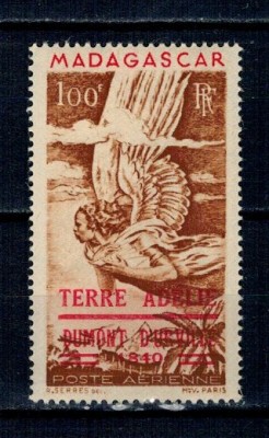Madagascar 1948 - Supr. Terre Adelie, nestampilat foto
