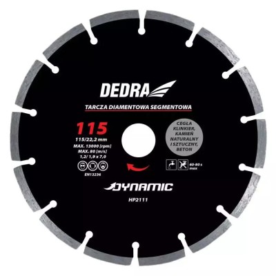 Disc diamantat cu segmente 300/25,4 mm dynamic foto