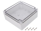Carcasă universală 150x150x60mm cu bucșă din alamă ABS-PC